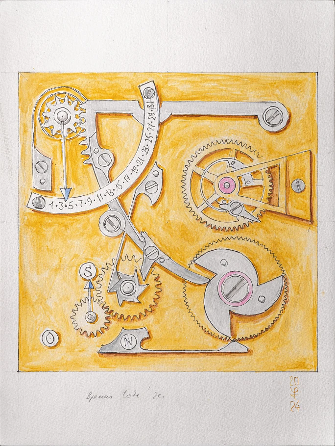 Konstantin Chaykin’s “Autumn” sketch sold for CHF 21,000 at the Phillips charity auction