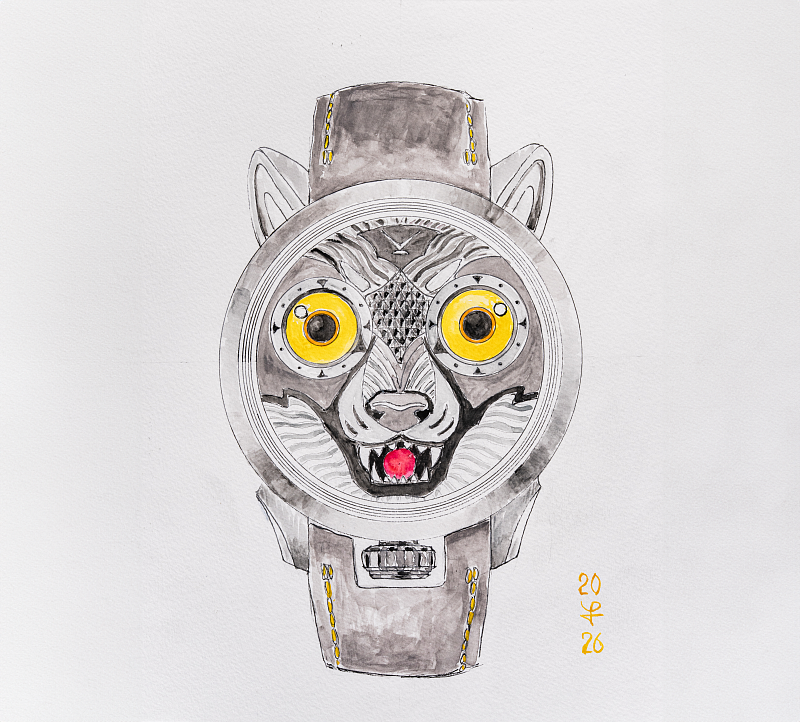 Unique Graphic Piece of Art ‘Wolf’ Was Sold at the Phillips Charity Auction