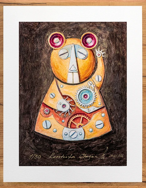 Author’s giclée Dormouse
