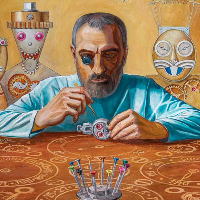 A Mad Horological Party Views Konstantin Chaykin’s Creative Universe Through the Looking Glass